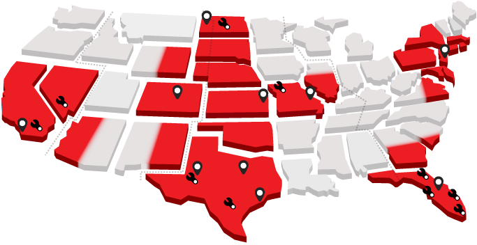 CraneWorks Service Map