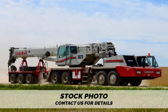 Used 2016 Link-Belt HTC-8675 Series II on Used 2016 Link-Belt Carrier Carrier