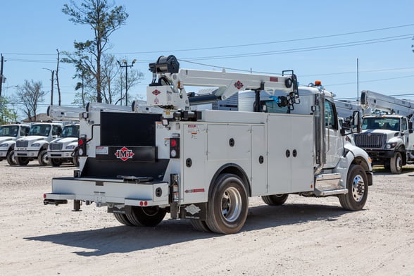New IMT 12000 Dominator III Service body on New Peterbilt 537