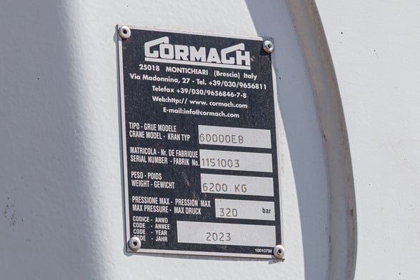 New Cormach 60000 E8 A.S.C. Plus on New International HX620