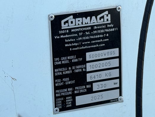 New Cormach 50000 WB95 GC on New Western Star 47X