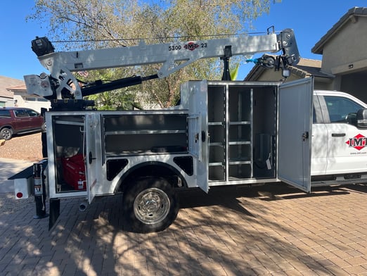 New IMT 5300-23 DSC30 Service body on New Ford F-550