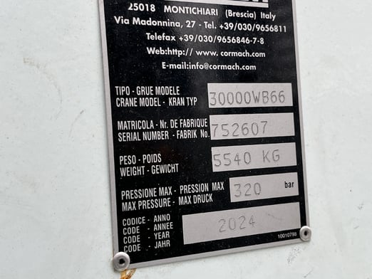 New Cormach 30000 WB66 GCRC on New Freightliner 114SD Plus