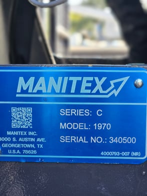 New Manitex 1970C on New Kenworth T380