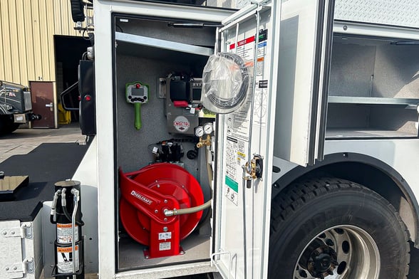 New IMT 12000 Dominator III Service body on New Peterbilt 536