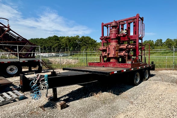 Used CraneWorks Flat bed Trailer