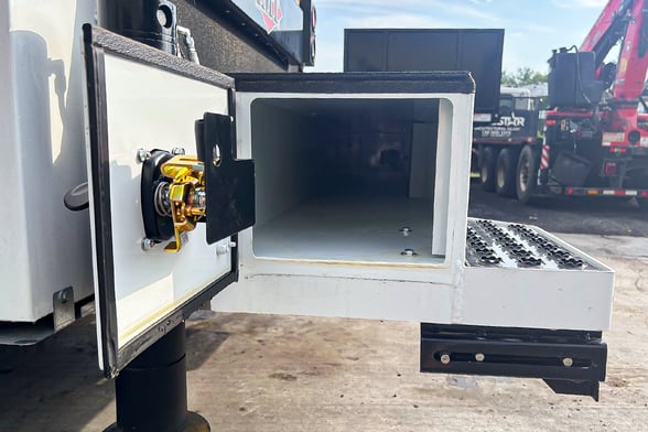New IMT 12000 Dominator III Service body on New Peterbilt 536