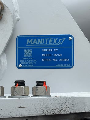 New Manitex TC65-159 on New Kenworth T880
