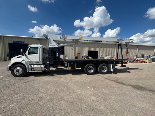 New Manitex 30100C on New Peterbilt 548