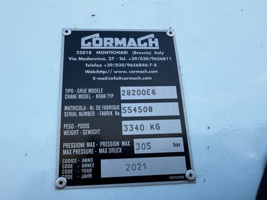 New Cormach 28200 E6 A.S.C. on New Kenworth T880