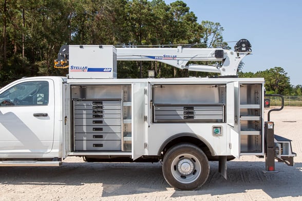 New IMT 7500-22 Dominator I Service body on New Ram 5500