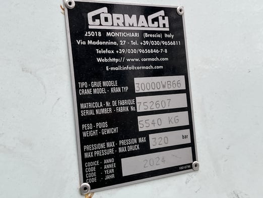 New Cormach 30000 WB66 GCRC on New Freightliner 114SD Plus