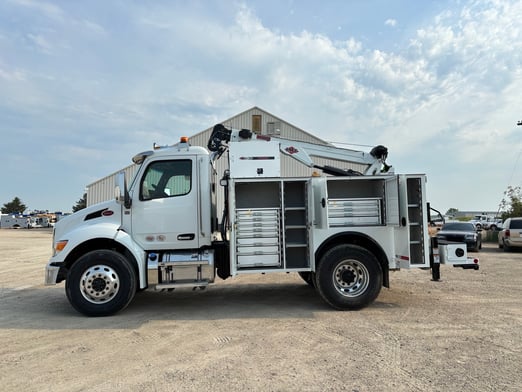 New IMT 12000 Dominator III Service body on New Peterbilt 536