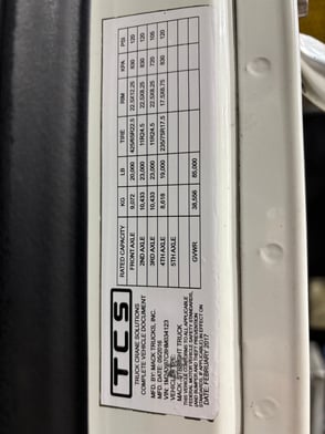 Used 2017 Fassi F360SE.24 on Used 2017 Mack GU713