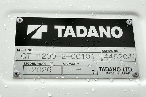 New Tadano GT-1200XL-2 on New Tadano Carrier Carrier