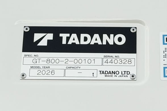 New Tadano GT-800XL-2