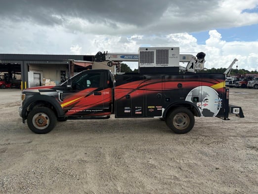 Used 2019 Auto Crane HC-8x with Titan 38 service body on Used 2019 Ford F-550