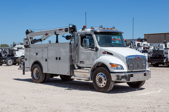 New IMT 12000 Dominator III Service body on New Peterbilt 537
