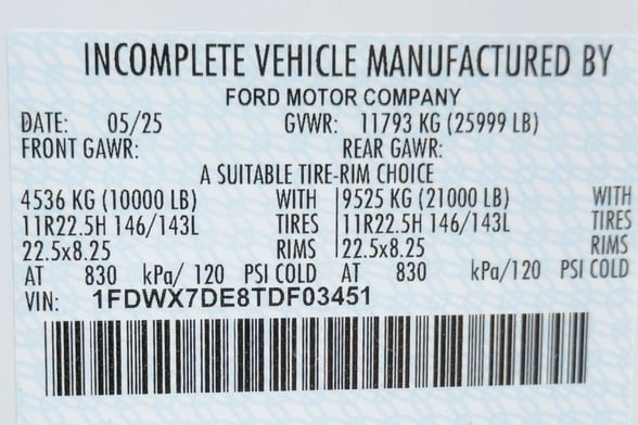 New IMT 10000-25 with Dominator III service body on New Ford F-750