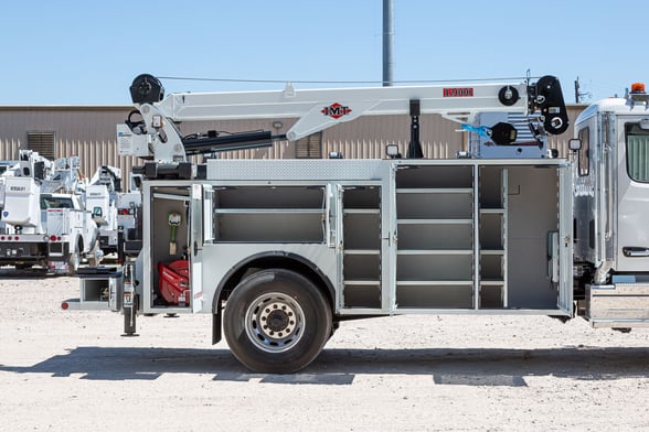 New IMT 12000 Dominator III Service body on New Peterbilt 537