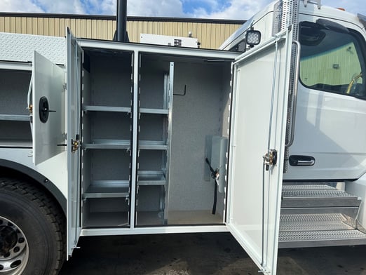 New IMT 12000 Dominator III Service body on New Peterbilt 536