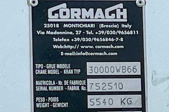 New Cormach 30000 WB66 TSRC on New Freightliner 114SD Plus