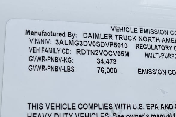 New Fassi F425SE.04 on New Freightliner 114SD Plus