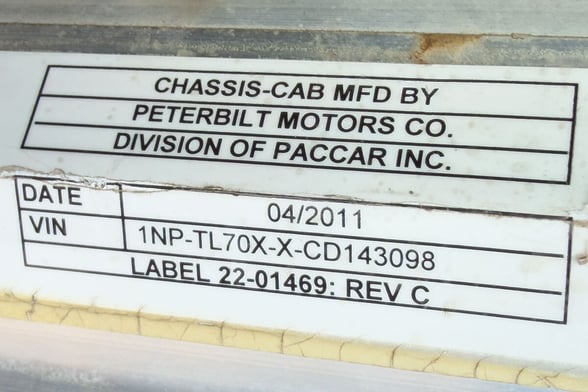 Used 2012 National NBT45103 on Used 2012 Peterbilt 367