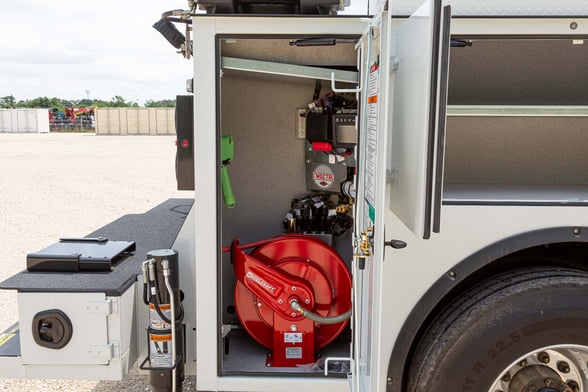 New IMT 12000 Dominator III Service body on New Peterbilt 537
