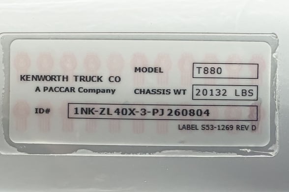 New Palfinger PW 310 on New Kenworth T880