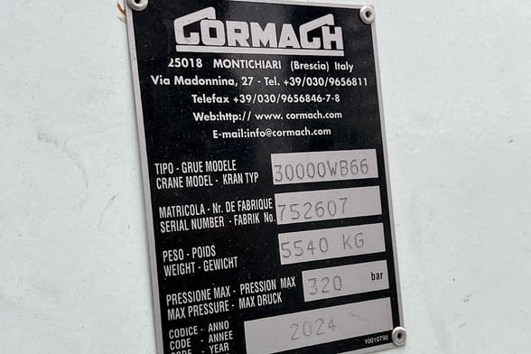 New Cormach 30000 WB66 GCRC on New Freightliner 114SD Plus