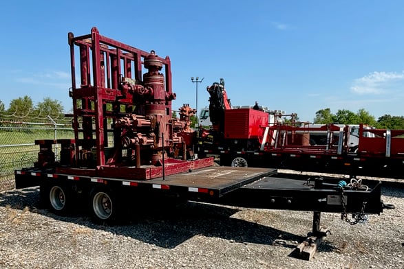 Used CraneWorks Flat bed Trailer
