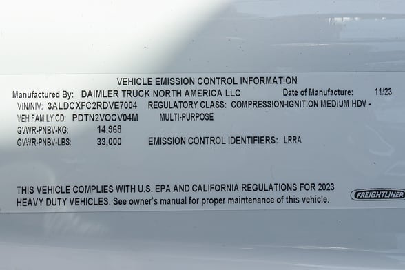 New Versalift VN-555-MHI on New Freightliner M2 106