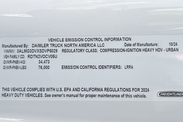 New IMT 42684 on New Freightliner 114SD Plus