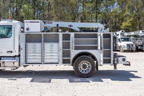 New IMT 12000 Dominator III Service body on New Peterbilt 537