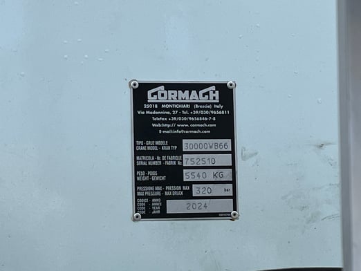 New Cormach 30000 WB66 on New Freightliner 114SD+