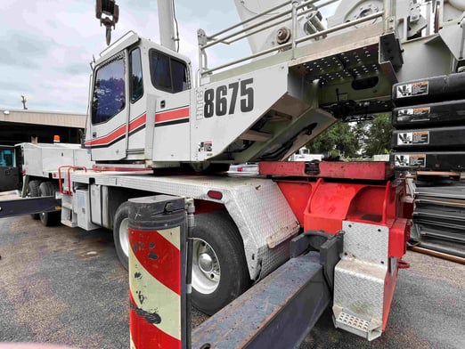 Used 2016 Link-Belt HTC-8675 Series II on Used 2016 Link-Belt Carrier Carrier