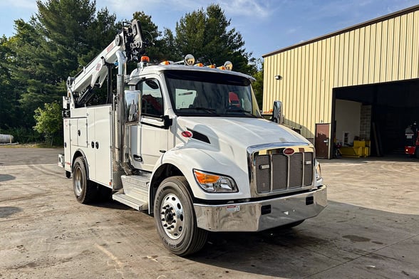 New IMT 12000 Dominator III Service body on New Peterbilt 536
