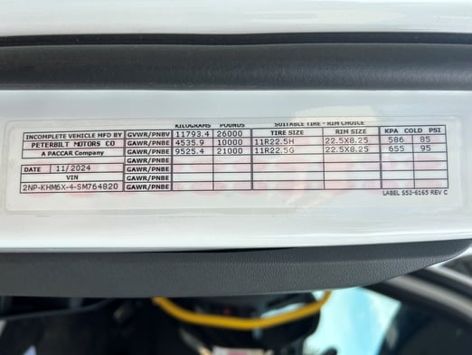 New IMT 12000 Dominator III Service body on New Peterbilt 536