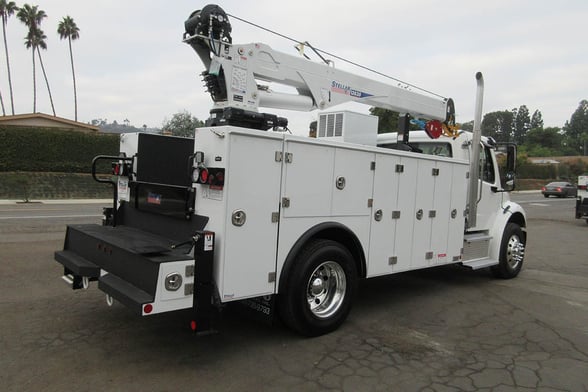 New Stellar 12630 TMAX 2-14 service body on New Freightliner M2 106