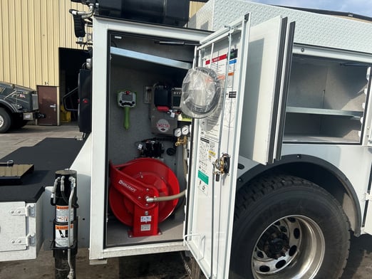 New IMT 12000 Dominator III Service body on New Peterbilt 536