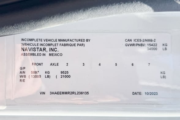 New Versalift VN-555-MHI on New International HV507