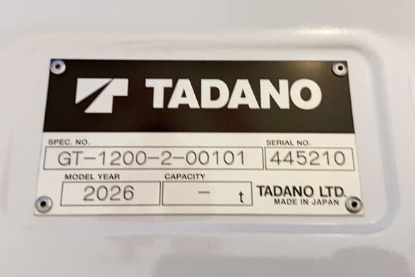 New Tadano GT-1200XL-2 on New Tadano Carrier Tadano Carrier