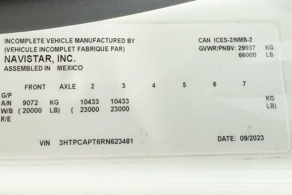New Cormach 50000 E8 A.S.C. Plus on New International HX620