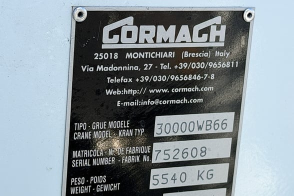 New Cormach 30000 WB66 GCRC on New Freightliner 114SD Plus