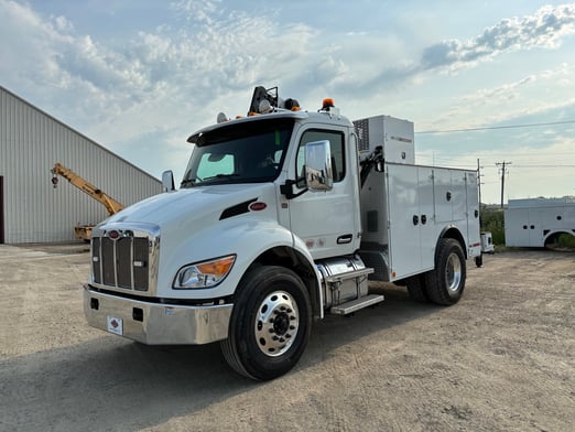 New IMT 12000 Dominator III Service body on New Peterbilt 536