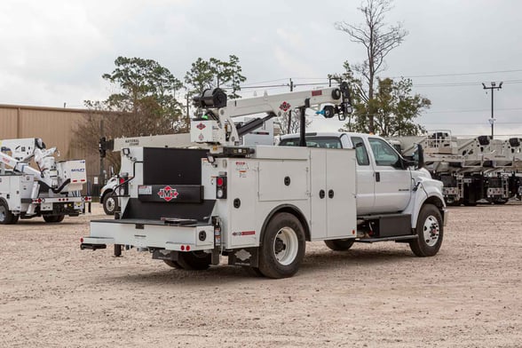 New IMT 10000-30 Dominator III 11' service body on New Ford F-750