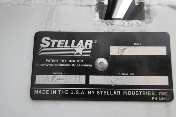 New Stellar 12630 TMAX 2-14 service body on New Freightliner M2 106