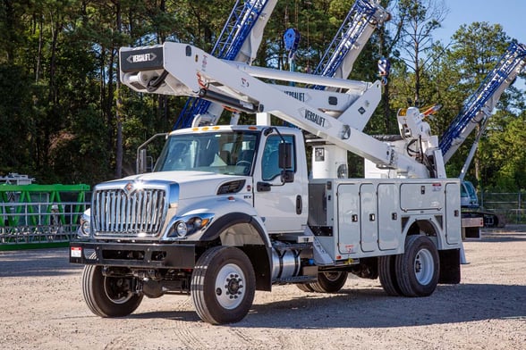 Used 2022 Versalift VST-6000-MHI-04 on Used 2023 International HV507