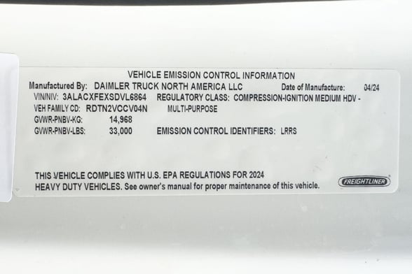 Used 2024 Terex Commander 4047 on Used 2024 Freightliner M2 106 Plus